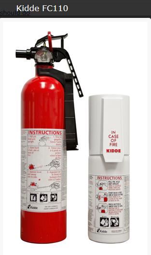 Kidde and Garrison branded Plastic Valve Disposable Fire Extinguishers 제품사진 #2