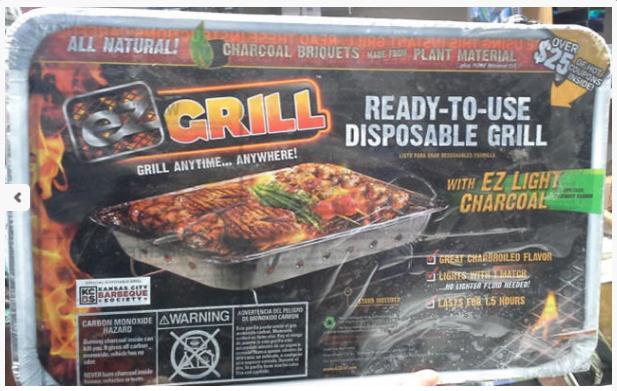 EZ Grill Ready-to-Use Disposable Grill 제품사진 #1