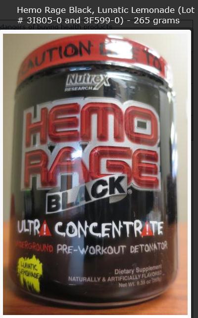 Nutrex Research Hemo Rage Black 제품사진 #1