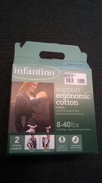 Infantino Support ergonomic cotton carrier 제품사진 #1