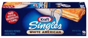 Kraft Singles American, Kraft Singles White American 제품사진 #2