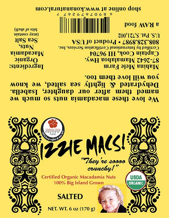 Izzie Macs! Macadamia Nuts 제품사진 #1
