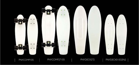 Penny Skateboards Glow Decks 제품사진 #1