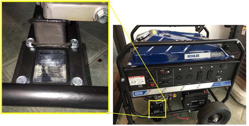 Kohler PRO3.7, PRO3.7E, PRO5.2, PRO5.2E, GEN5.0 portable generator 제품사진 #4
