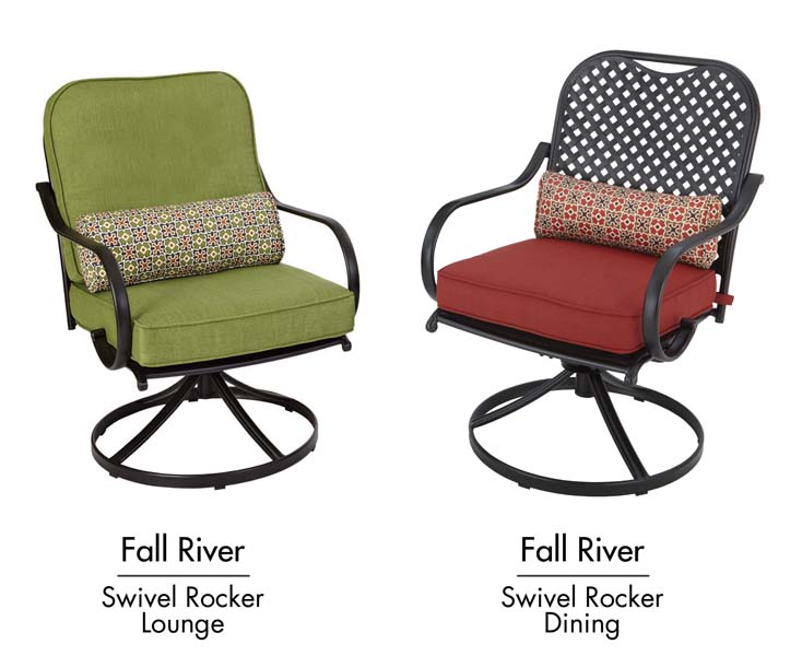 Hampton Bay Fall River swivel dining and lounge chairs 제품사진 #1