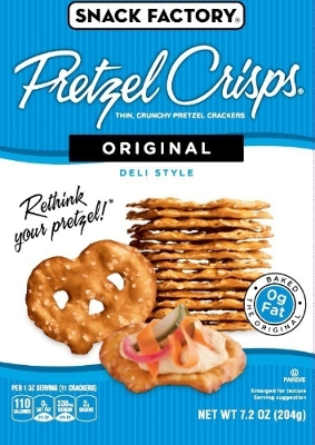 Snack Factory 7.2 oz. Original Pretzel Crisps, 7.2 oz Sriracha Lime Pretzel Crisps 제품사진 #1