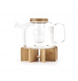 Kikkerland, Cost Plus World Market teapots with bamboo stands 제품사진 #1