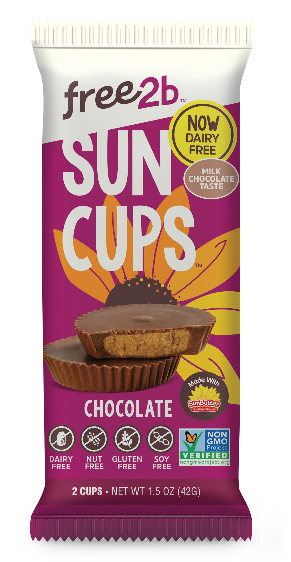 Free2b Chocolate Sun Cups 제품사진 #1