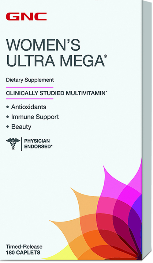 GNC Women's Ultra Mega Time Release dietary supplement 180 caplets 제품사진 #1