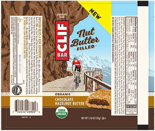 CLIF Chocolate Hazelnut Butter CLIF Nut Butter Filled energy bar 제품사진 #1