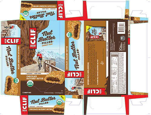 CLIF Chocolate Hazelnut Butter CLIF Nut Butter Filled energy bar 제품사진 #2