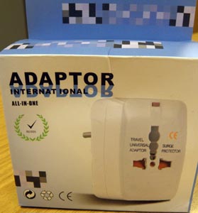 Adaptor International (universal adaptor) 제품사진 #1