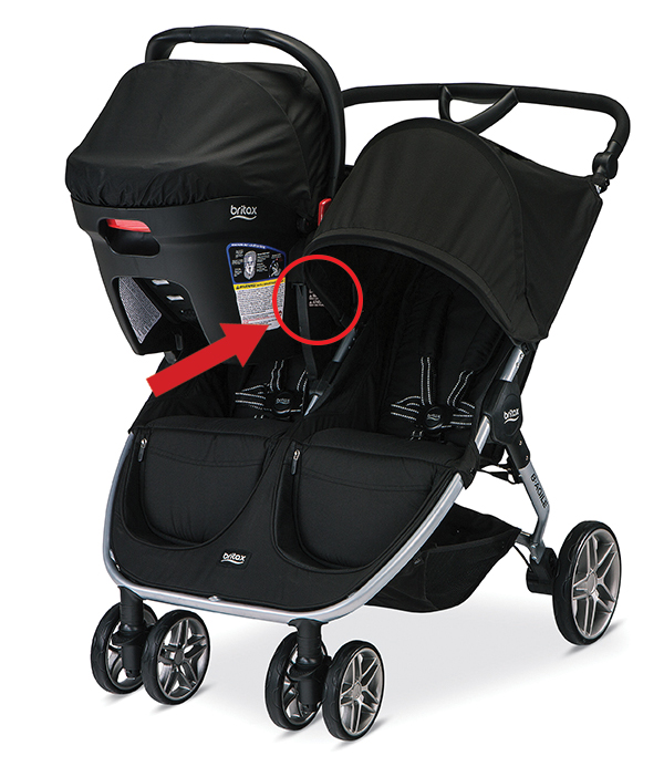 Britax B-Agile, BOB Motion Strollers with Click & Go receivers 제품사진 #2