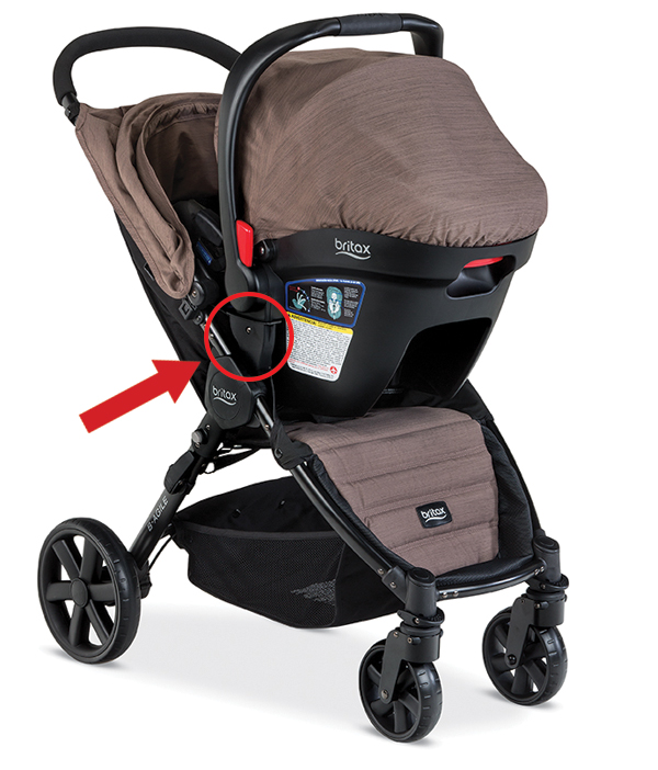 Britax B-Agile, BOB Motion Strollers with Click & Go receivers 제품사진 #3