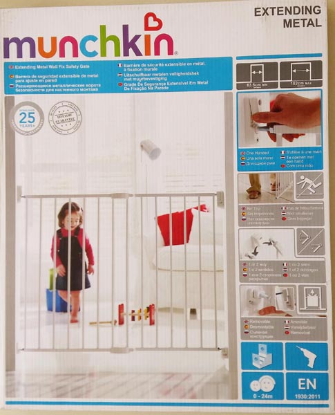 MUNCHKIN Extending Metal Wall Fix Safety Gate 제품사진 #1