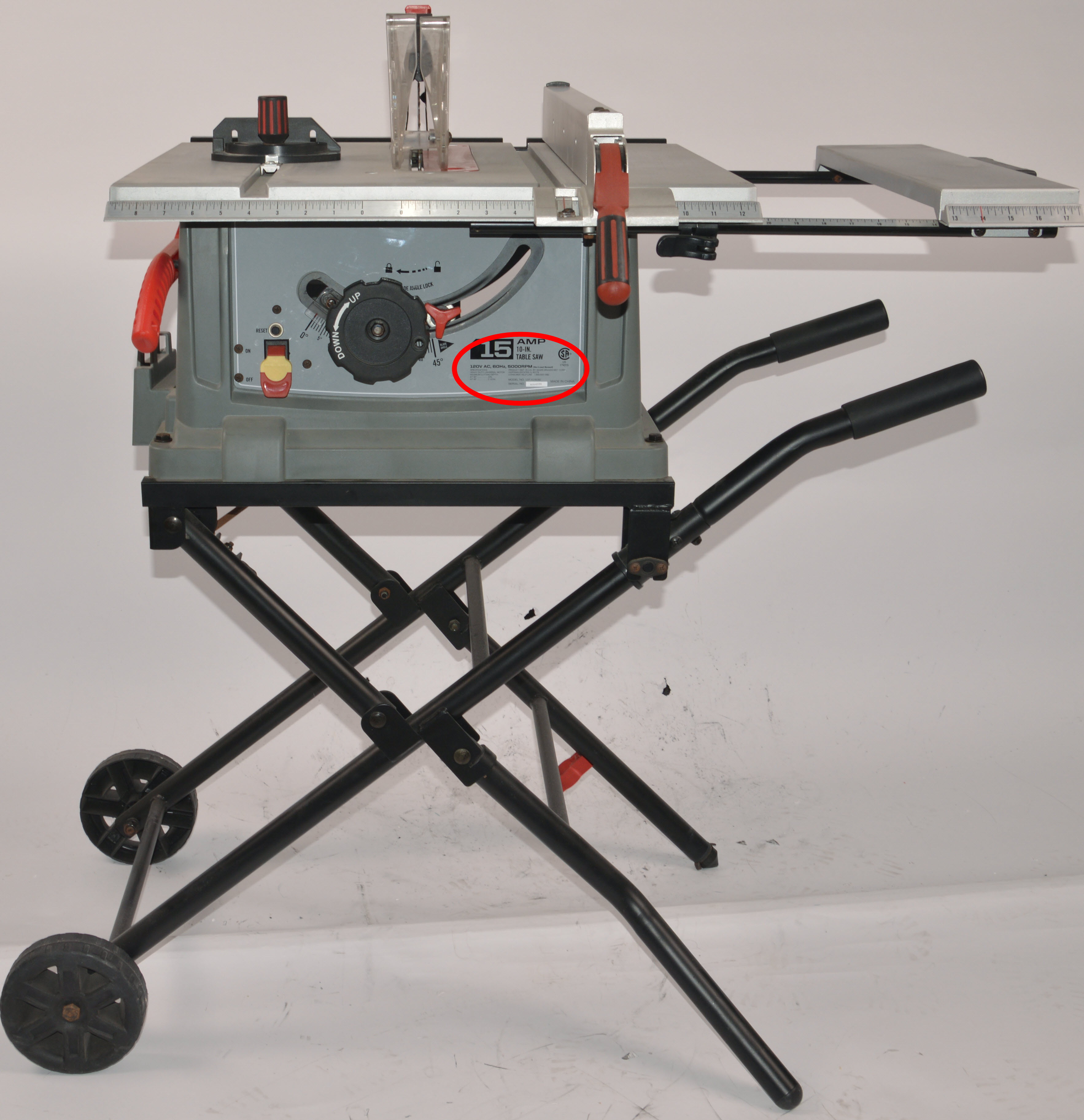 Craftsman portable table saws 제품사진 #2
