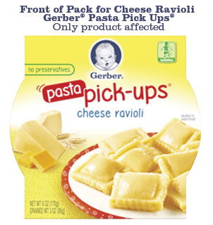 Gerber Cheese Ravioli Pasta Pick-ups 제품사진 #1