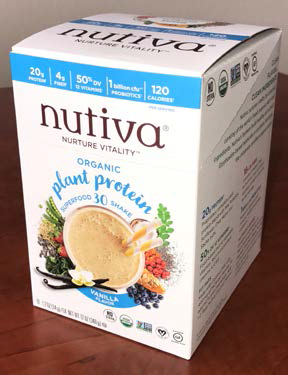 Nutiva Organic Plant Based Protein Superfood 30 Shake 제품사진 #4