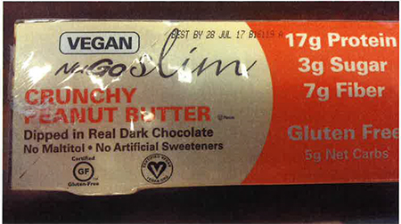 NuGo Slim Crunchy Peanut Butter 제품사진 #1
