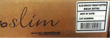 NuGo Slim Crunchy Peanut Butter 제품사진 #2