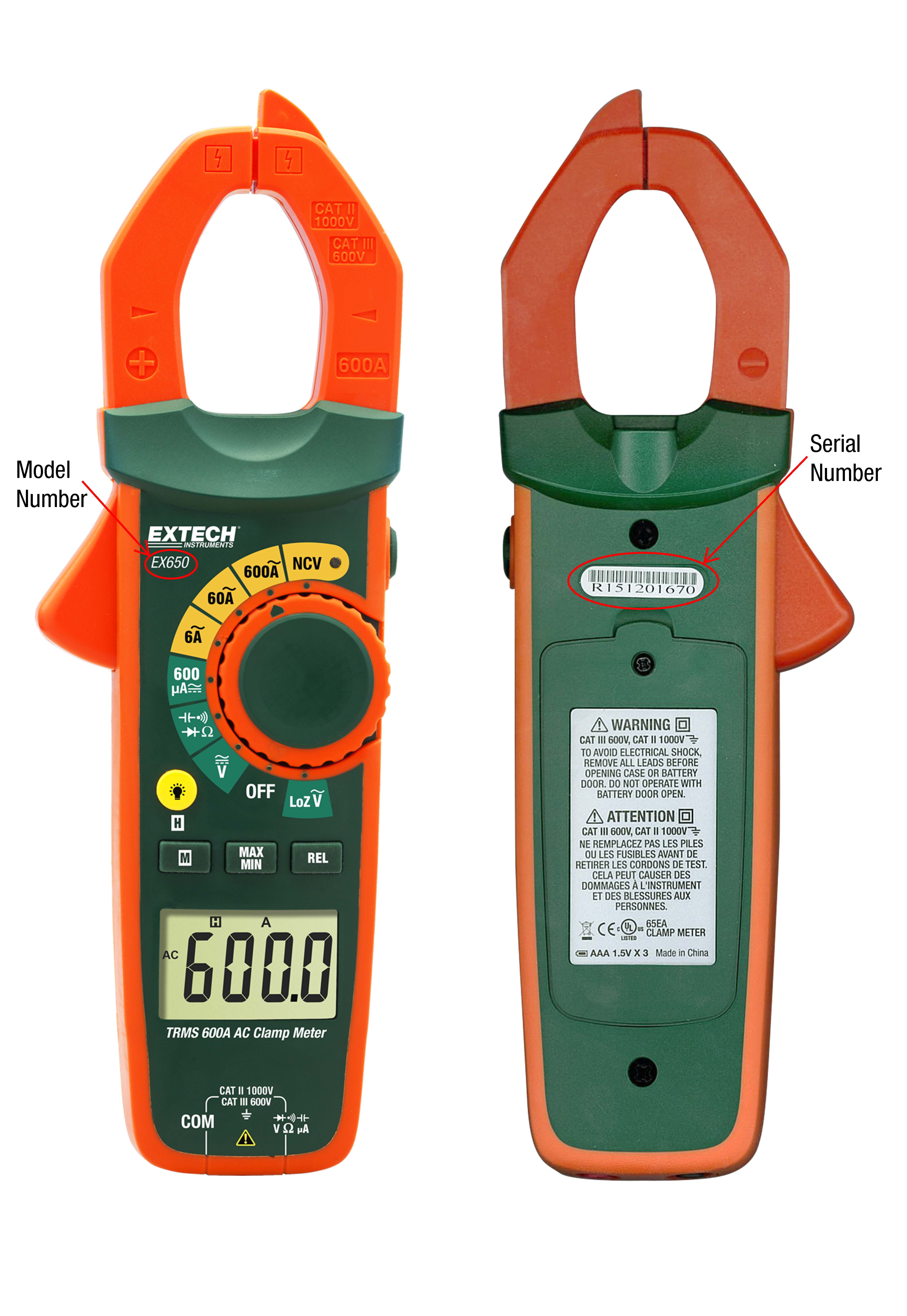 Extech EX650 외 4종 제품사진 #1