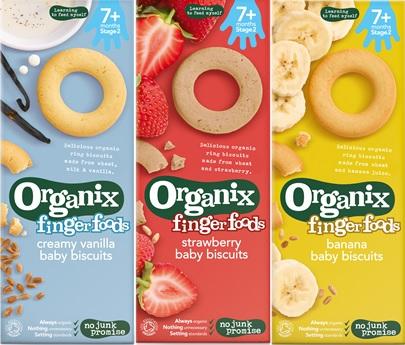 Organix Finger Foods Baby Biscuits 제품사진 #1