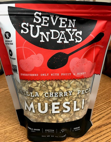 Seven Sundays Vanilla Cherry Pecan Muesli 12 oz. 제품사진 #1