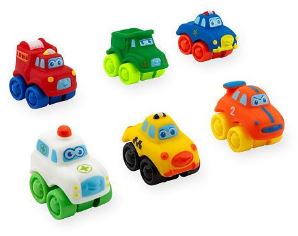Bruin Mini City 6 Pack Squeeze Vehicles 제품사진 #1