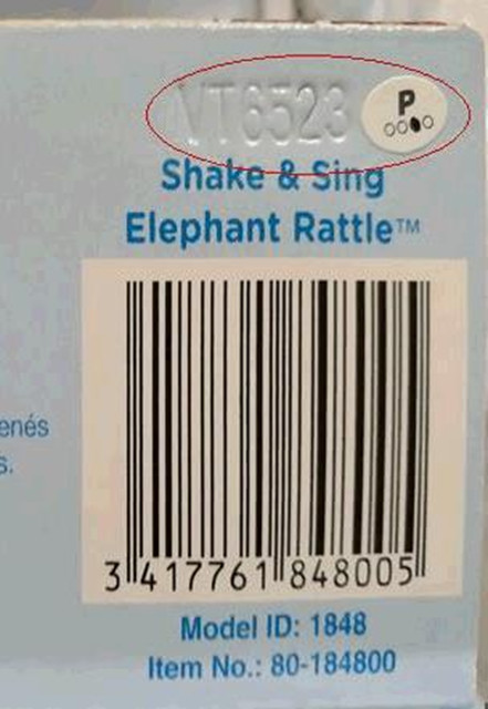 VTech Shake & Sing Elephant Rattle 제품사진 #2