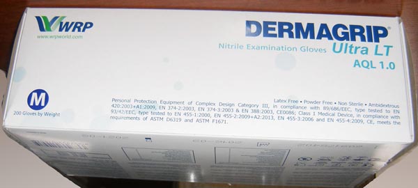 Dermagrip, WRP Nitrile Examination Gloves 제품사진 #3