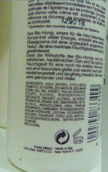 Perlier Body Honey Miel - Fluid Cream Moisturizing 제품사진 #2