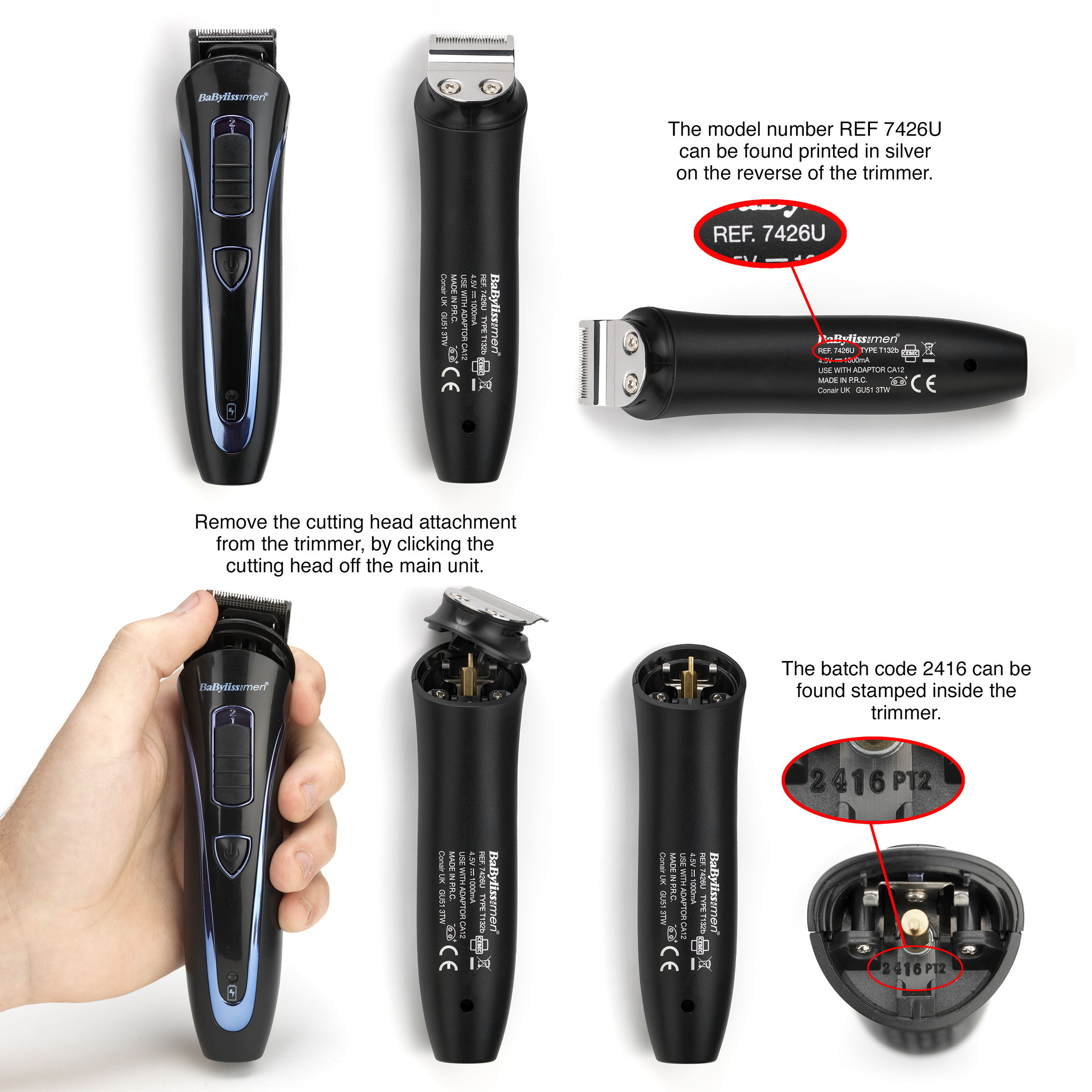 Babyliss for Men AcuBlade Face and Body Groomer 제품사진 #2