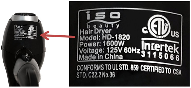 ISO Beauty, Proliss 브랜드 Ionic Pro 2000, Pro 2000W Hair Dryers 제품사진 #1