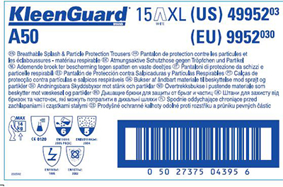 Kimberly Clark Kleenguard A80, A50 제품사진 #1