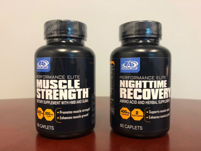(1) AdvoCare Muscle Strenth (2) AdvoCare Nighttime Recovery 제품사진 #1