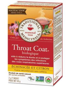 Traditional Medicinals Throat Coat Lemon Echinacea herbal tea 제품사진 #2