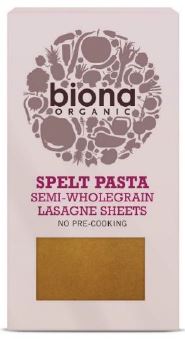 Biona Organic Spelt Pasta Semi-Wholegrain Lasagne Sheets 제품사진 #1