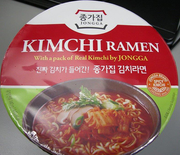 종가집 김치라면 제품사진 #1