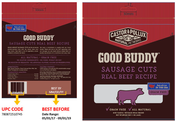 Castor & Pollux Good Buddy Prime Patties Real Beef Recipe 4 oz. 외 제품사진 #2