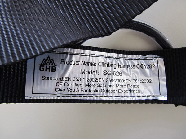 GHB Climbing Harness 제품사진 #2