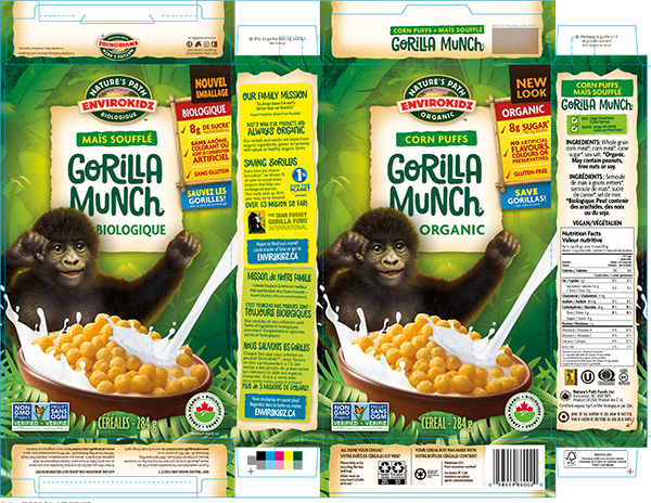 EnviroKidz Choco Chimps Chocolate Organic Cereal 외 제품사진 #1