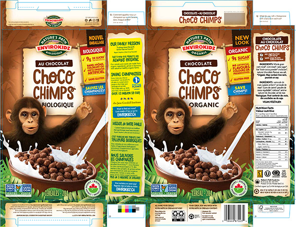 EnviroKidz Choco Chimps Chocolate Organic Cereal 외 제품사진 #3