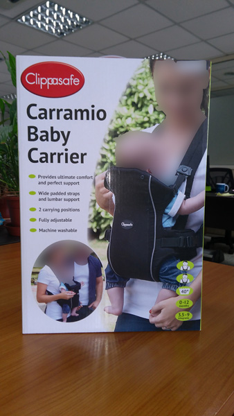 Clippasafe Carramio baby carrier 제품사진 #1