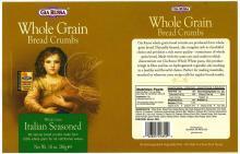 Gia Russa Unseasoned Whole Grain Bread Crumbs, Gia Russa Italian Seasoned Whole Grain Bread Crumbs 제품사진 #1