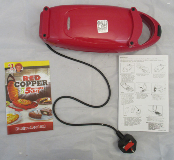 Intertek, Telebrands Corporation Red Copper 5 Minute Chef 제품사진 #2