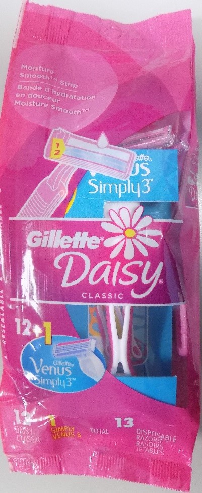 Gillette Venus Simply3 Disposable razors 제품사진 #2