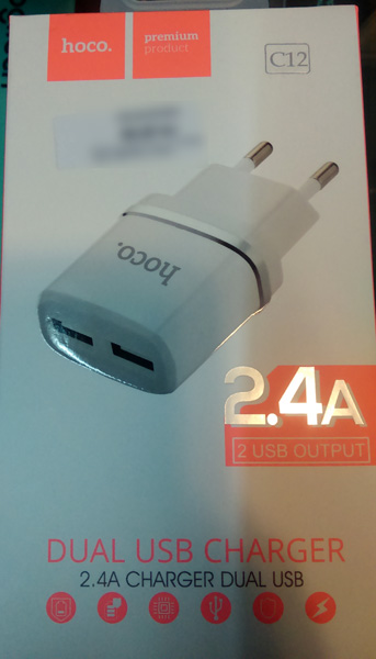 hoco. DUAL USB CHARGER 제품사진 #1