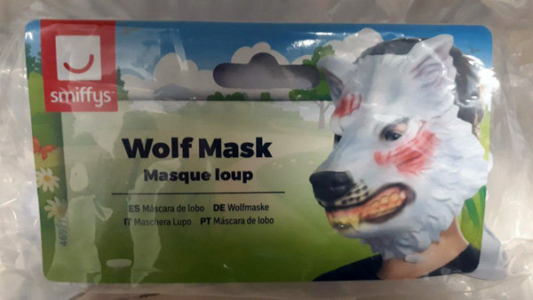 Smiffys Wolf Mask/Masque Loup 제품사진 #1