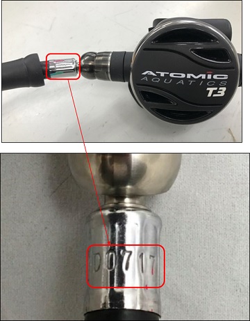 ATOMIC AQUATICS T3, ATOMIC AQUATICS ST1, ATOMIC Low Pressure hose 제품사진 #1