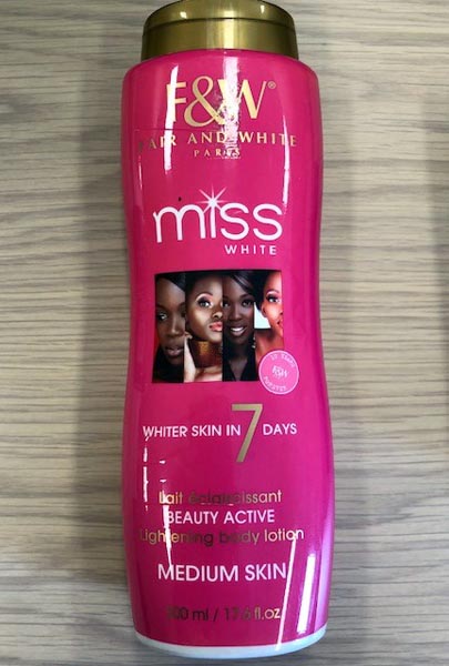 Fair and White Miss White Lightening body lotion 제품사진 #1